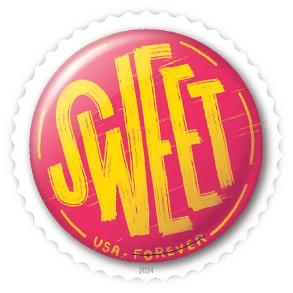 Pinback Buttons Forever Stamp 2024 - Image 8