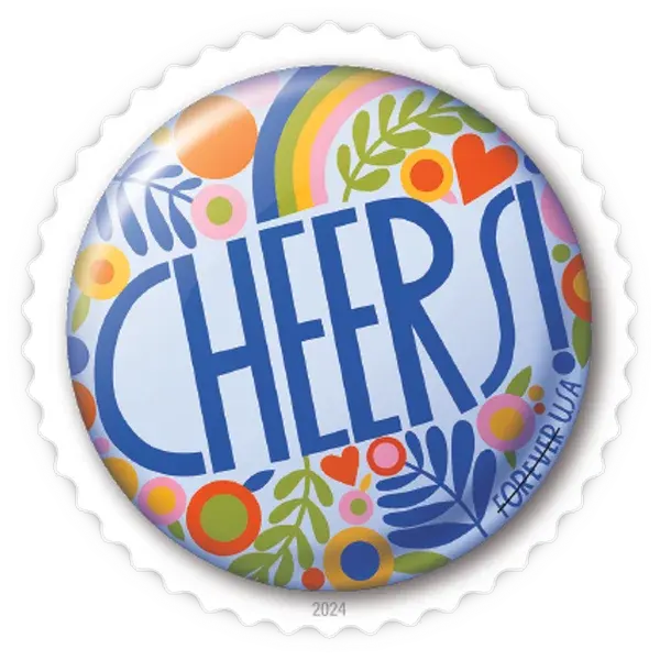 Pinback Buttons Forever Stamp 2024 - Image 9
