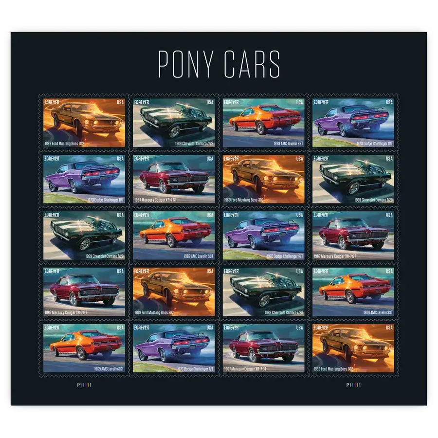 Pony Cars Forever Stamp 2022 - Image 2