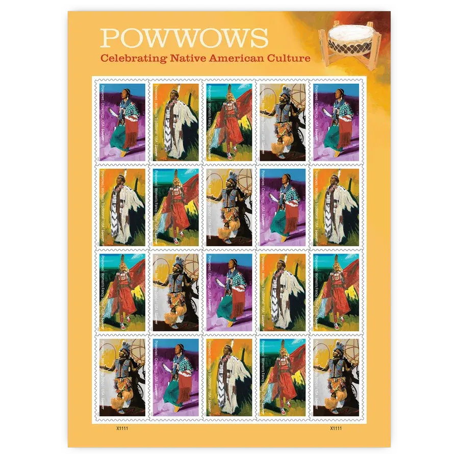 Powwows: Celebrating Native American Culture Forever Stamp 2025 - Image 2