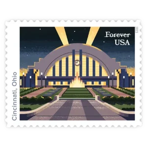 Railroad Stations Forever Stamp 2023