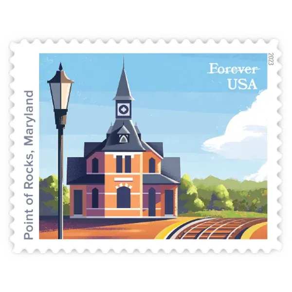 Railroad Stations Forever Stamp 2023 - Image 3