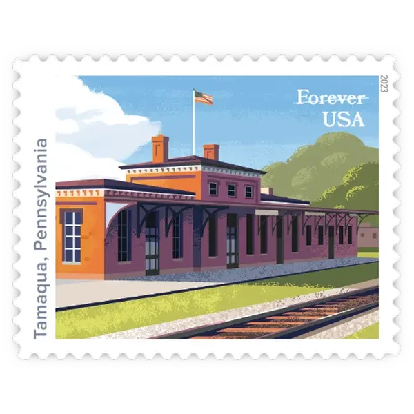 Railroad Stations Forever Stamp 2023 - Image 6