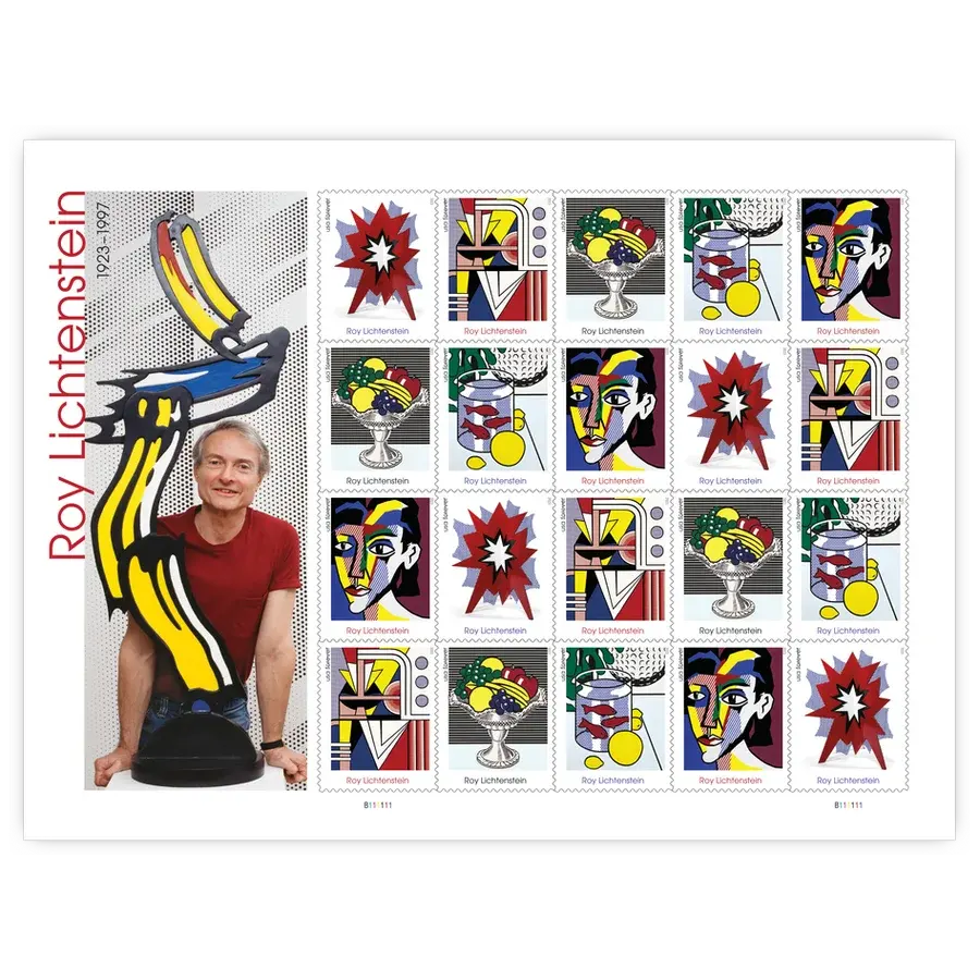 Roy Lichtenstein Forever Stamp 2023 - Image 2