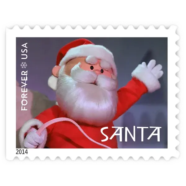 Rudolph the Red-Nosed Reindeer Forever Stamp 2014 - Image 5