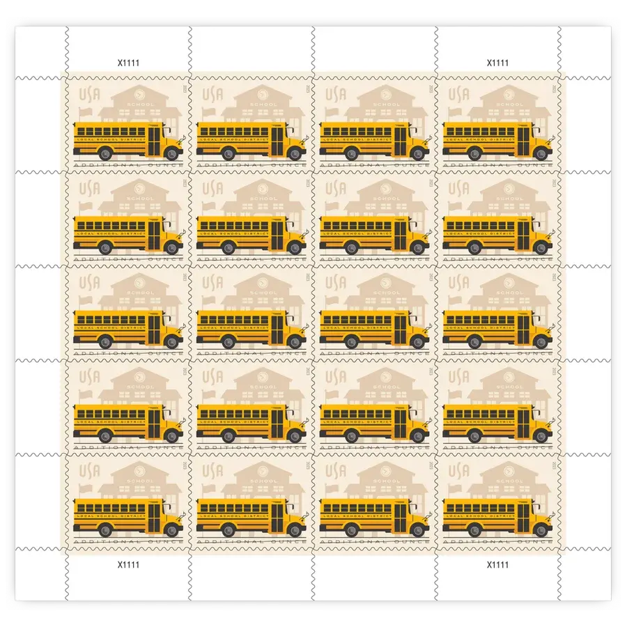 Additional Ounce: School Bus Forever Forever Stamp 2023 - Image 2