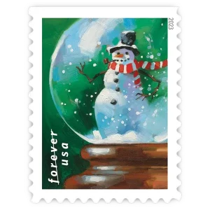 Snow Globes Forever Stamp 2023