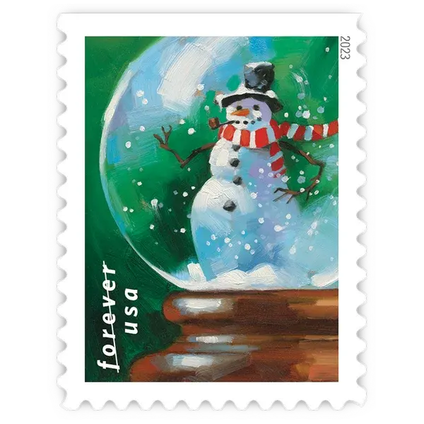 Snow Globes Forever Stamp 2023