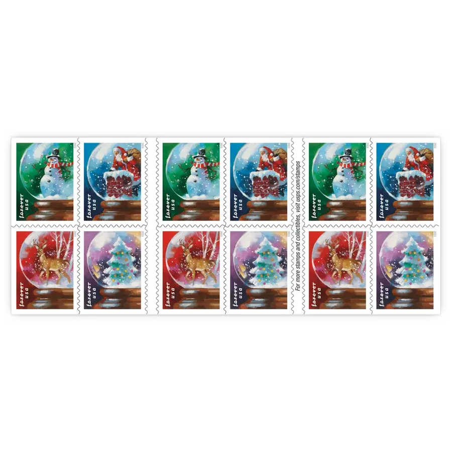 Snow Globes Forever Stamp 2023 - Image 2