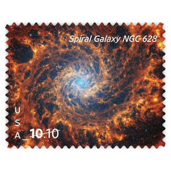 Priority Mail: Spiral Galaxy Forever Stamp 2025