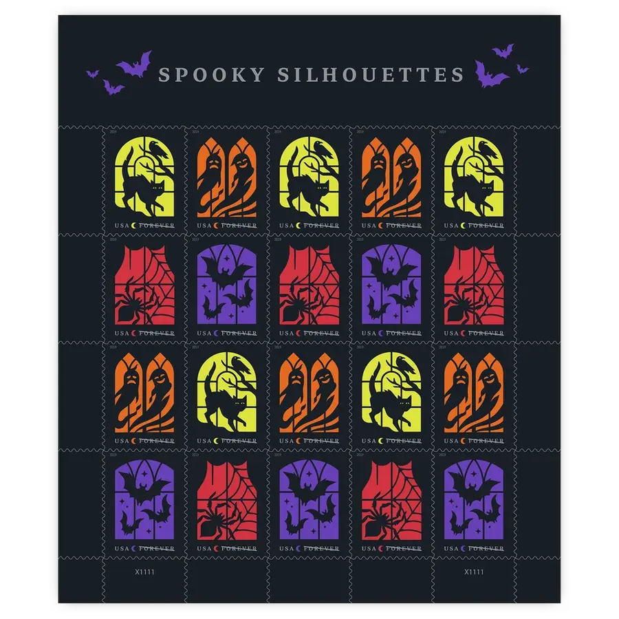 Spooky Silhouettes Forever Stamp 2019 - Image 2