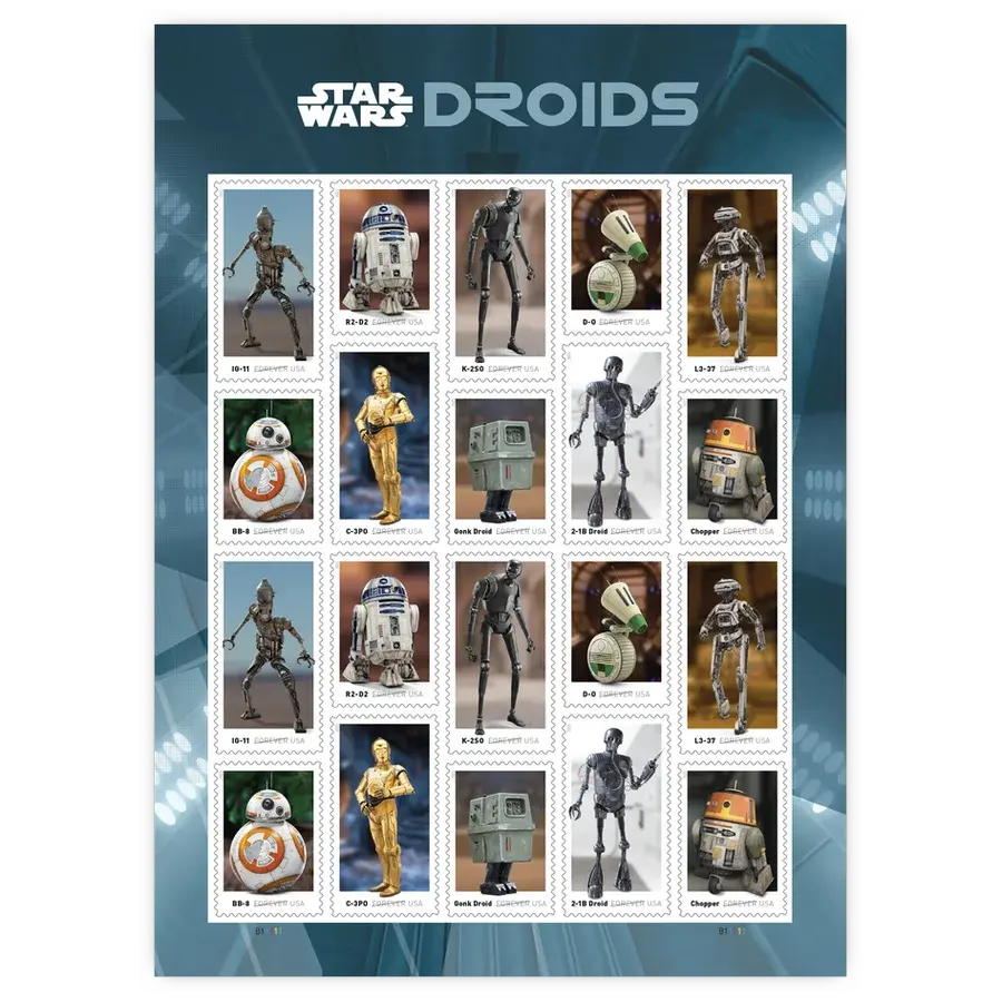 Star Wars Droids Forever Stamp 2021 - Image 2