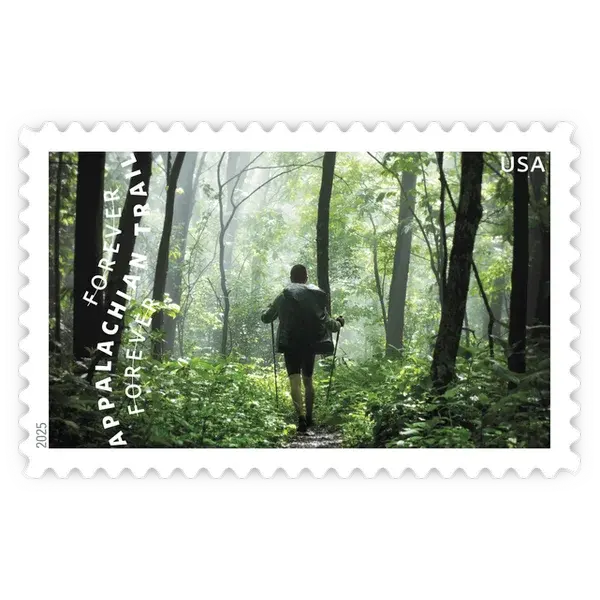 The Appalachian Trail Forever Stamp 2025