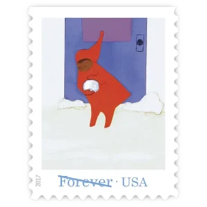 The Snowy Day Forever Stamp 2017