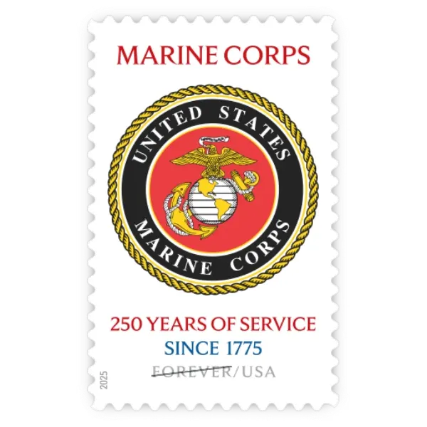 U.S. Marine Corps 250th Forever Stamp 2025