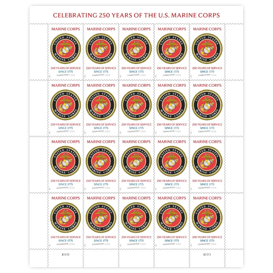 U.S. Marine Corps 250th Forever Stamp 2025 - Image 2
