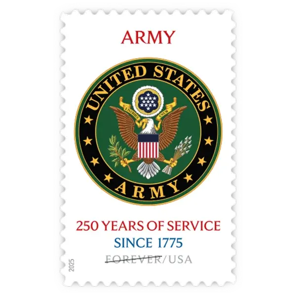 U.S. Army 250th Forever Stamp 2025