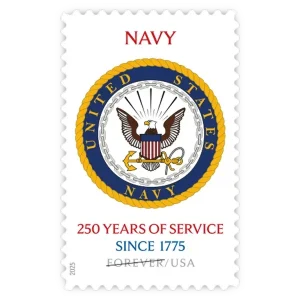U.S. Navy 250th Forever Stamp 2025