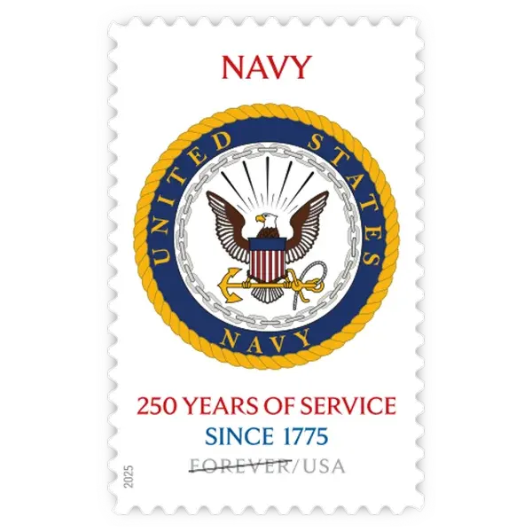 U.S. Navy 250th Forever Stamp 2025