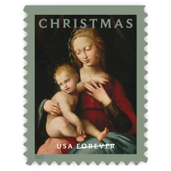 Virgin and Child Forever Stamp 2022