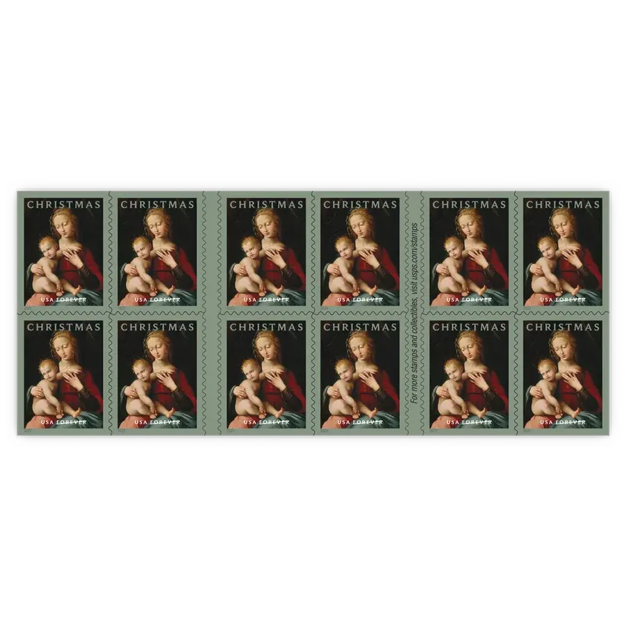 Virgin and Child Forever Stamp 2022 - Image 2