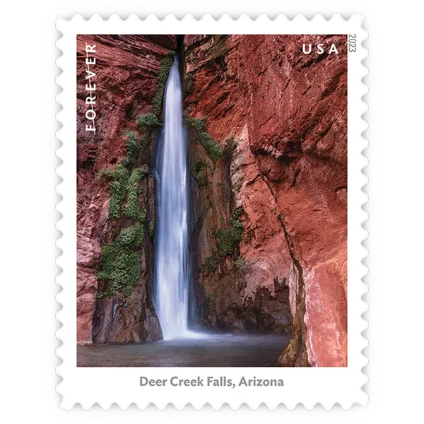 Waterfalls Forever Stamp 2023