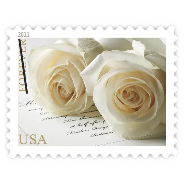 Wedding Roses Forever Stamp 2011
