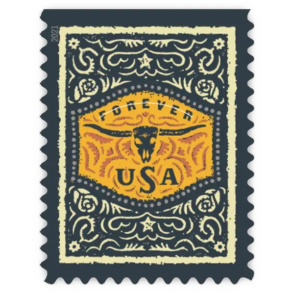 Western Wear Forever Stamp 2021