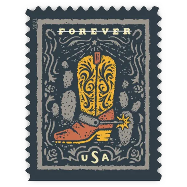 Western Wear Forever Stamp 2021 - Image 3