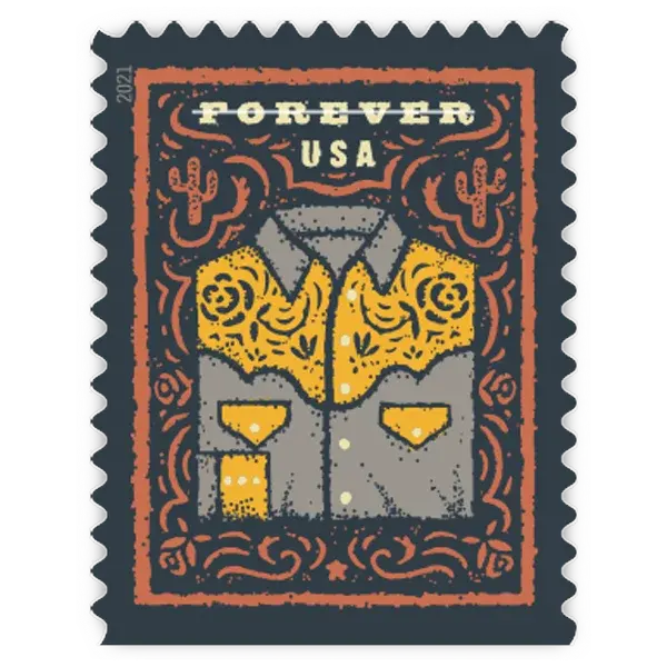Western Wear Forever Stamp 2021 - Image 4
