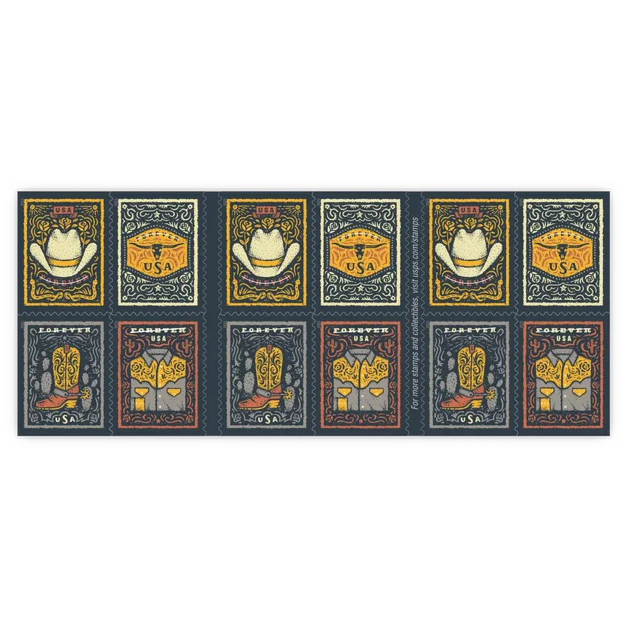 Western Wear Forever Stamp 2021 - Image 2