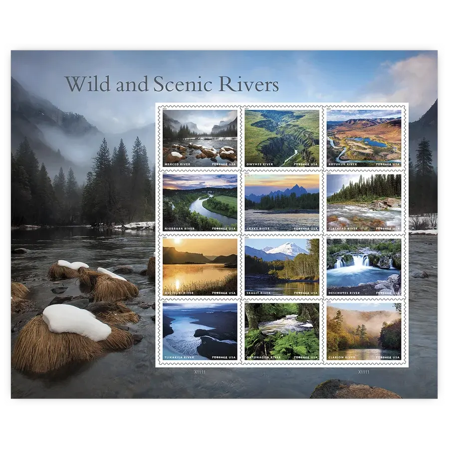 Wild and Scenic Rivers Forever Stamp 2019 - Image 2