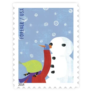 Winter Fun Forever Stamp 2014