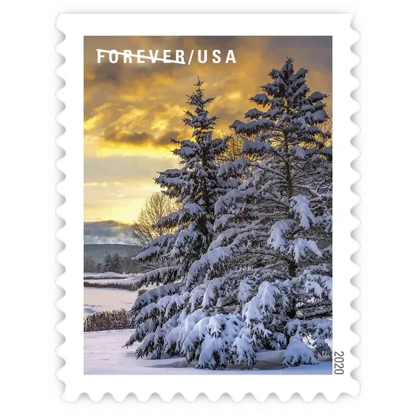 Winter Scenes Forever Stamp 2020 - Image 4