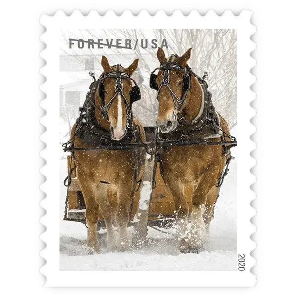 Winter Scenes Forever Stamp 2020 - Image 9