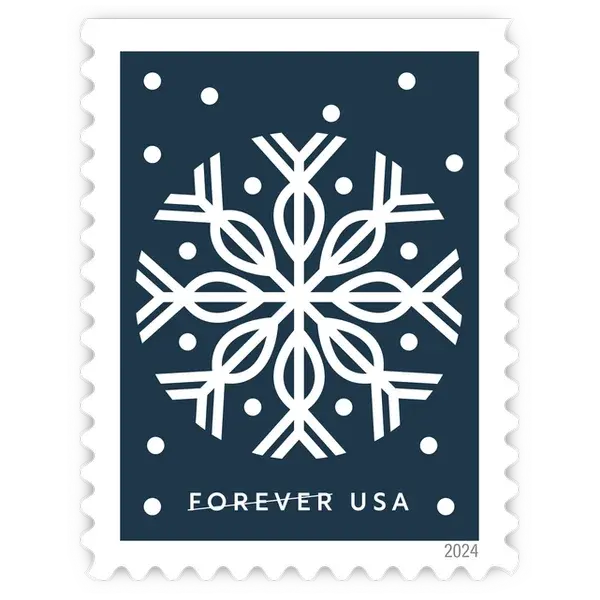 Winter Whimsy Forever Stamp 2024