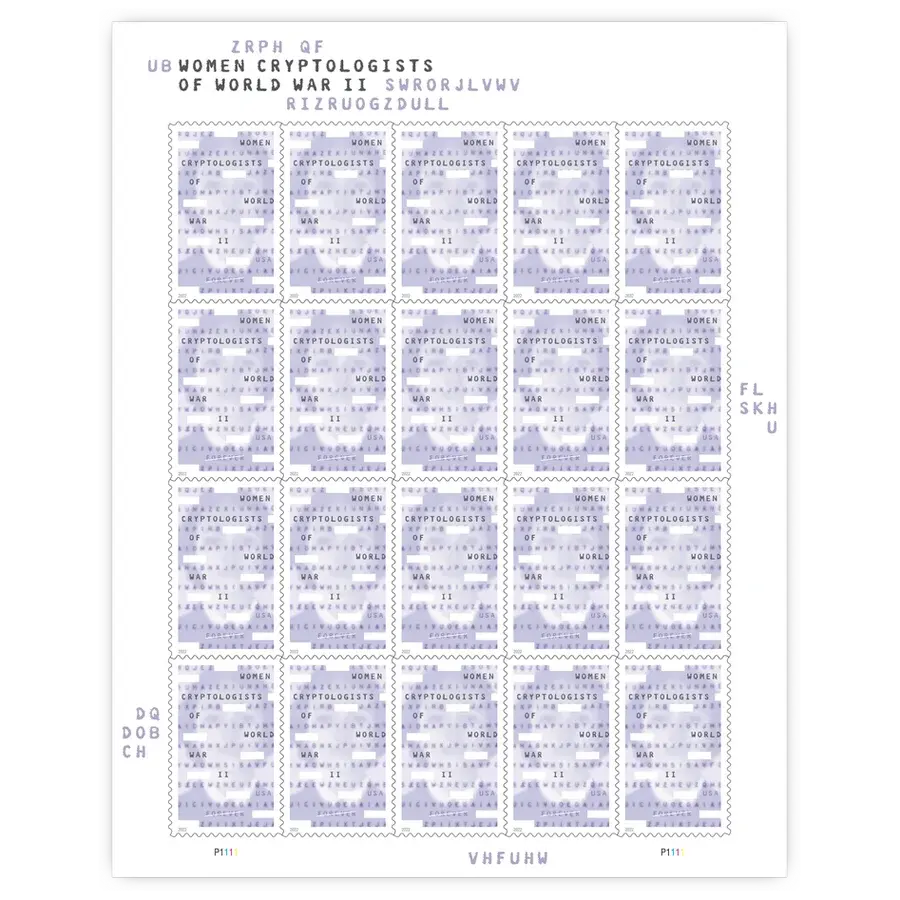 Women Cryptologists of World War II Forever Stamp 2022 - Image 2
