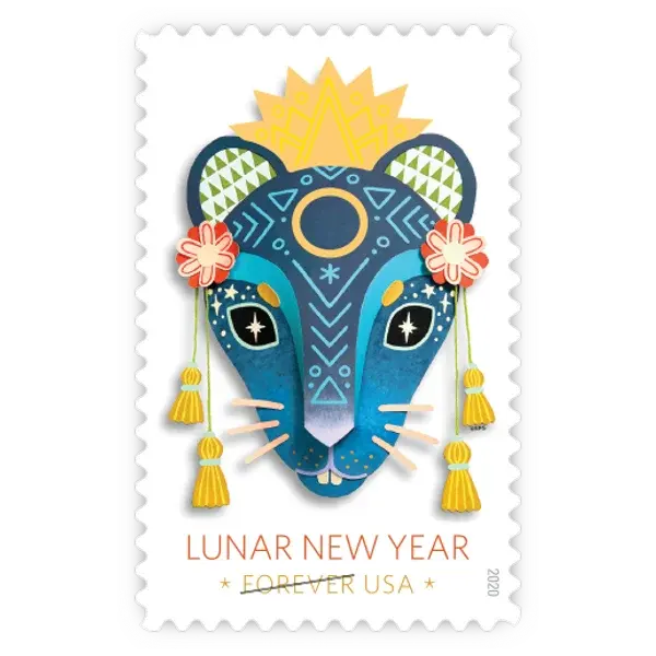 Year of the Rat Forever Stamp 2020