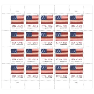 Pane: 2026 Flag Forever Stamp