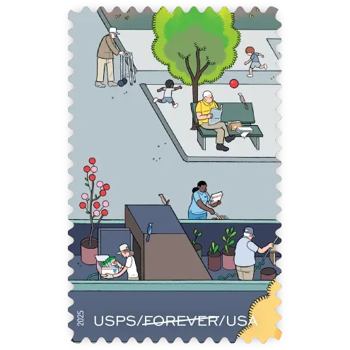 250 Years of Delivering Forever Stamp 2025 - Image 2