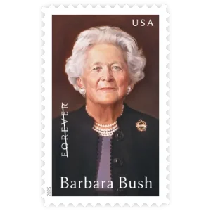 Barbara Bush Forever Stamp 2025