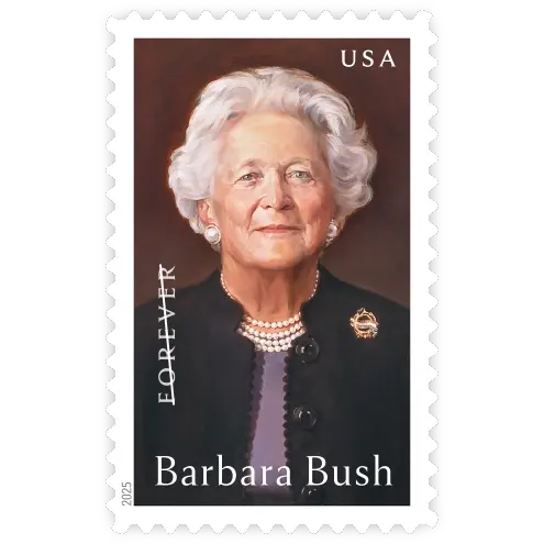 Barbara Bush Forever Stamp 2025