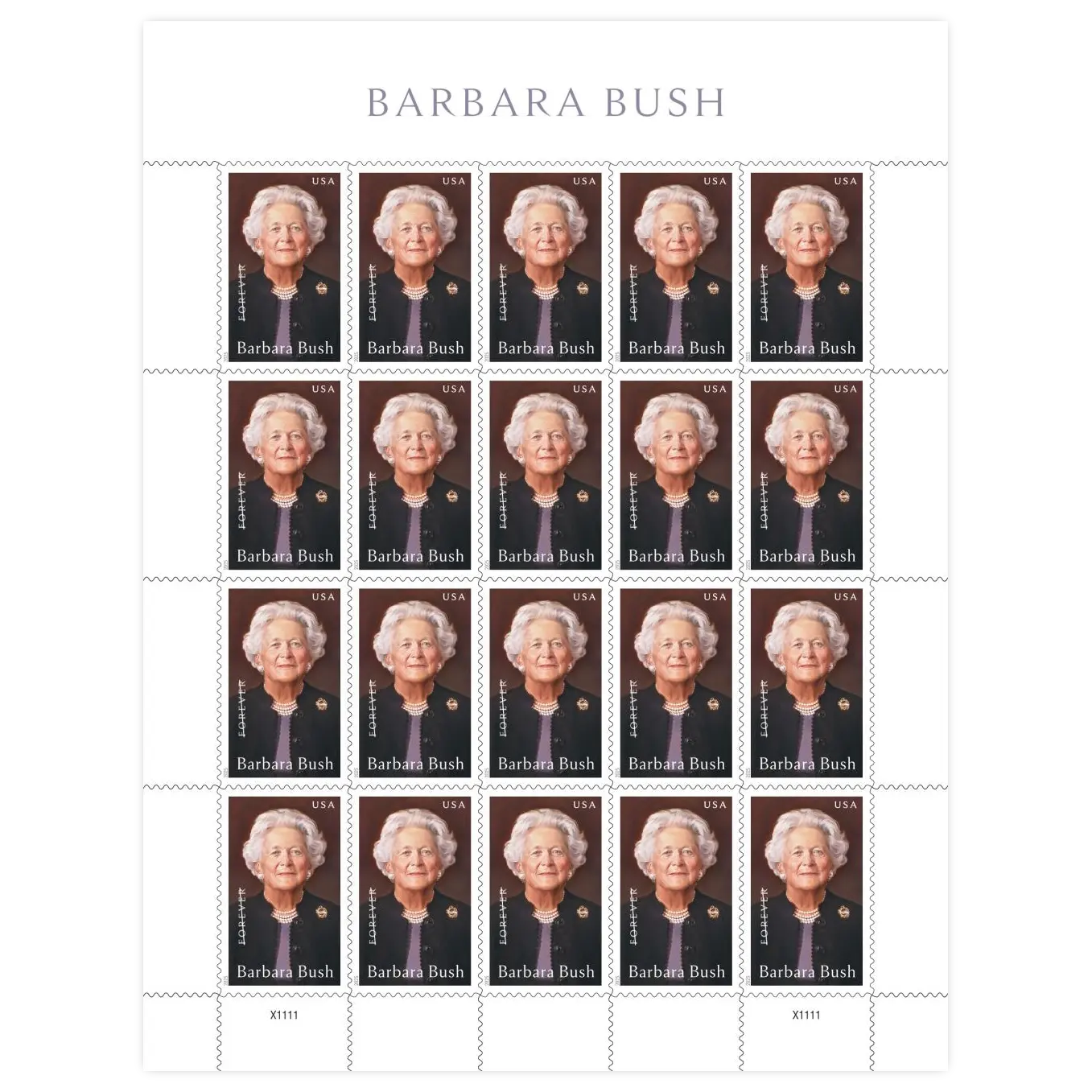 Barbara Bush Forever Stamp 2025 - Image 2