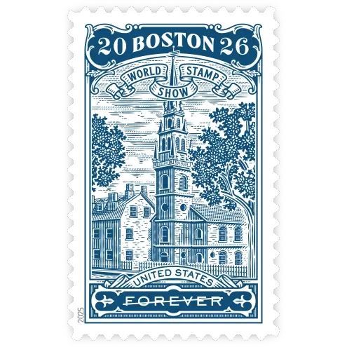 Boston 2026 World Stamp Show Forever Stamp - Image 3