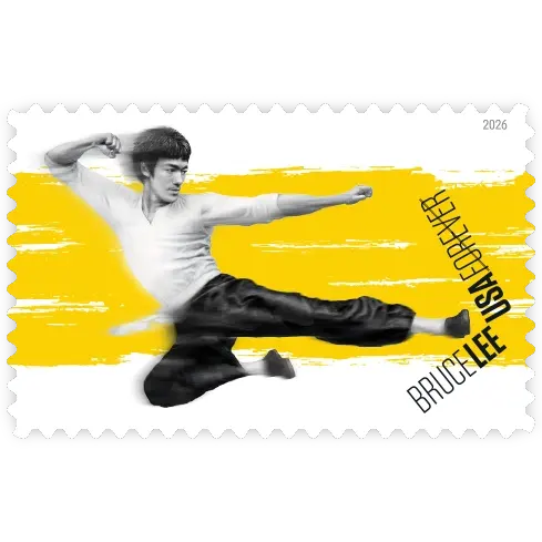 Bruce Lee Forever Stamp 2026