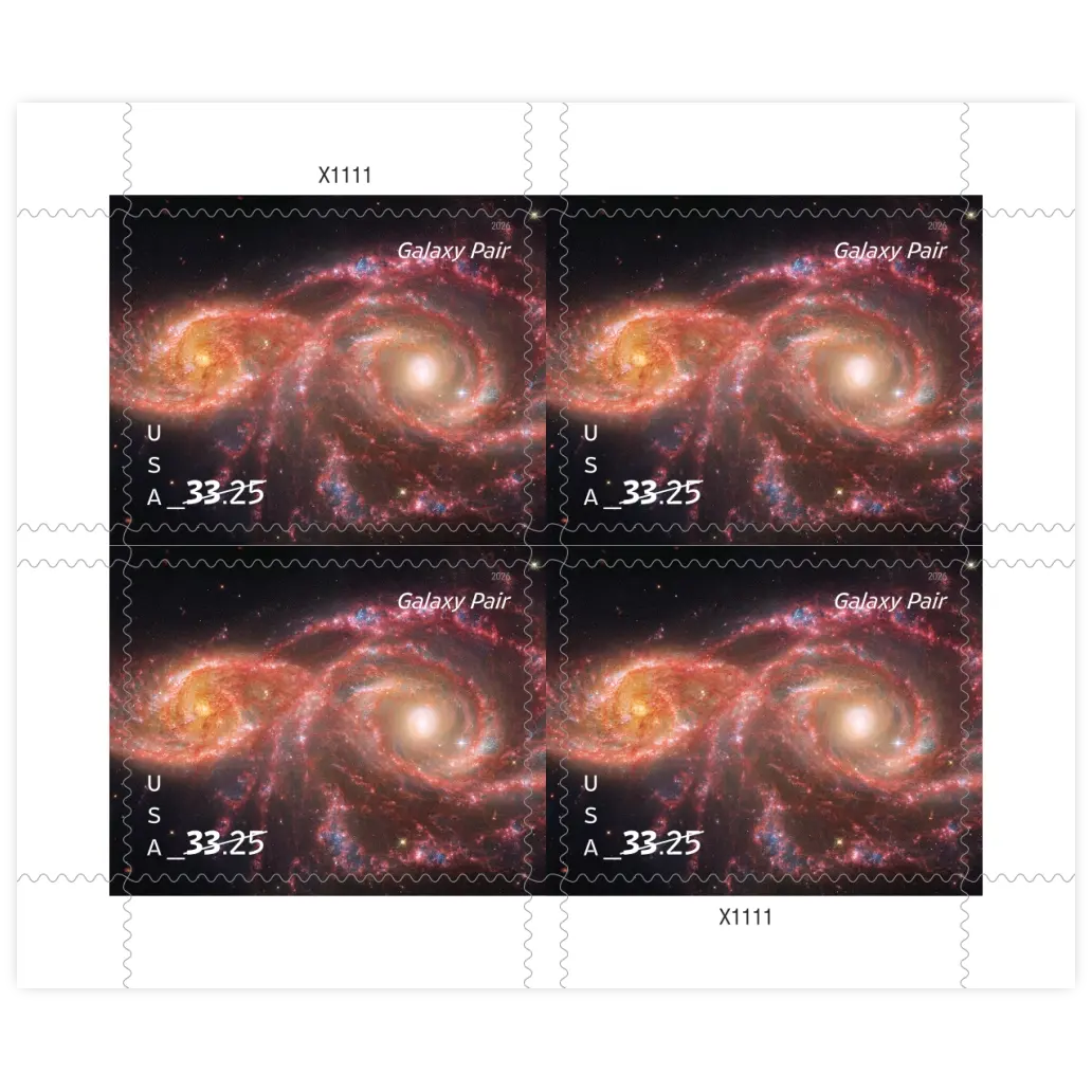 Priority Mail: Galaxy Pair Forever Stamp 2026 - Image 2