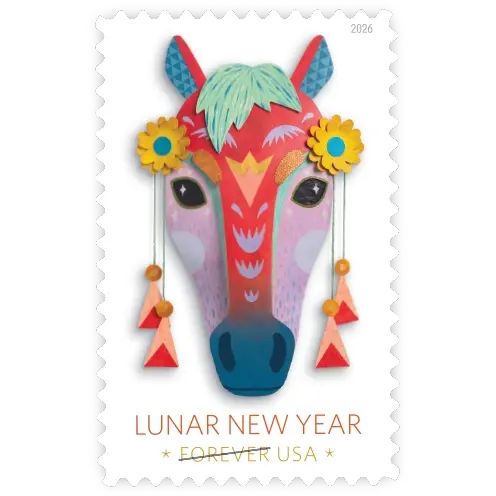 Lunar New Year • Year of the Horse Forever Stamp 2026