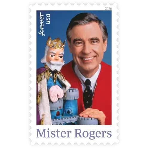 Mister Rogers Forever Stamp 2026