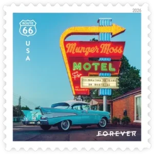 Route 66 Forever Stamp 2026