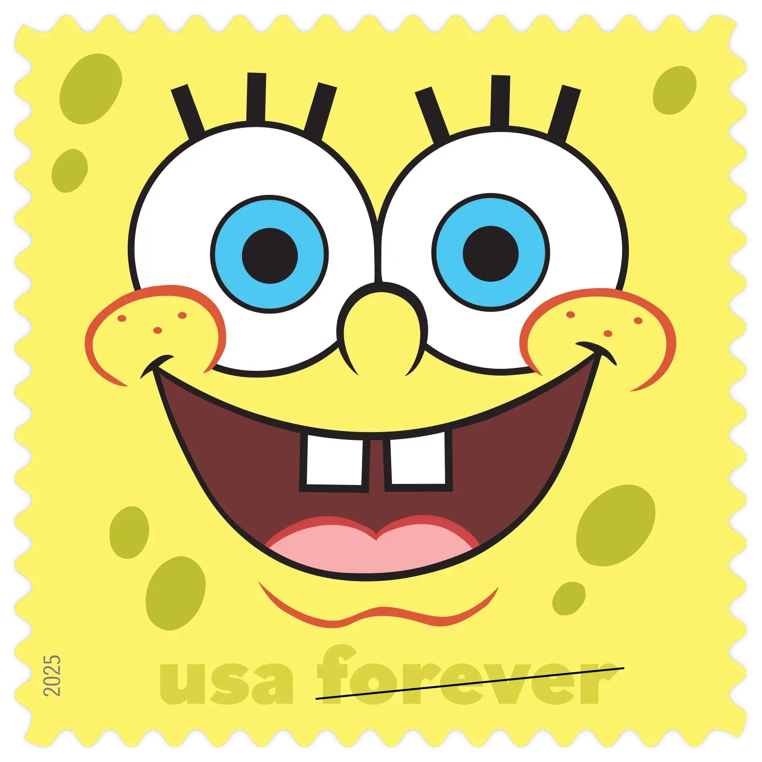 SpongeBob SquarePants Forever Stamp 2025 - Image 5